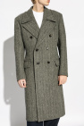 Bottega Veneta GREY Houndstooth Pattern Coat