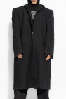 Balenciaga BLACK Hooded Coat