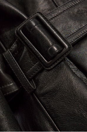 Balenciaga Leather coat