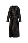Balenciaga BLACK Leather coat by Balenciaga