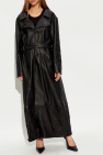 Balenciaga BLACK Leather coat by Balenciaga