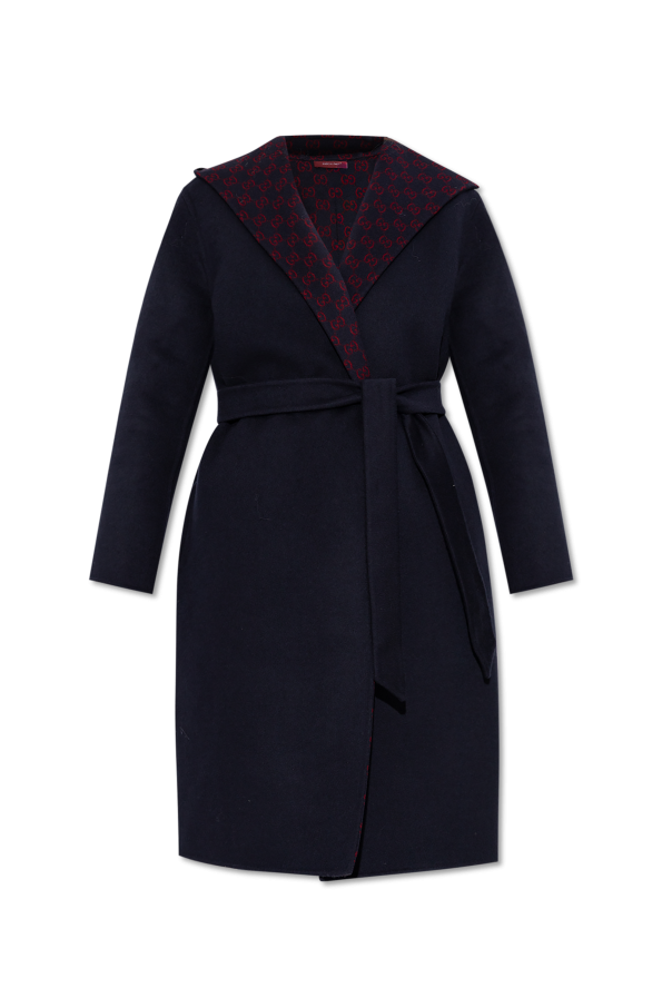 Wool coat with hood od Gucci