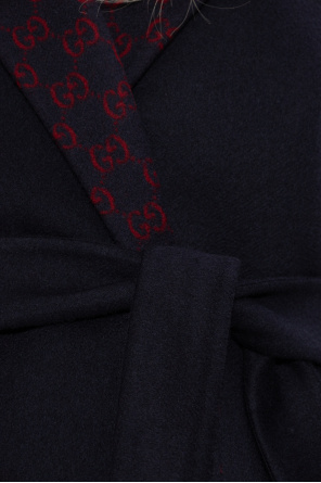 Gucci Abrigo de lana con capucha