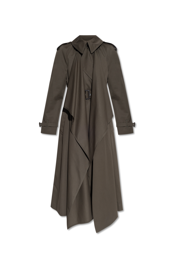 Alexander McQueen Trench coat with epaulettes