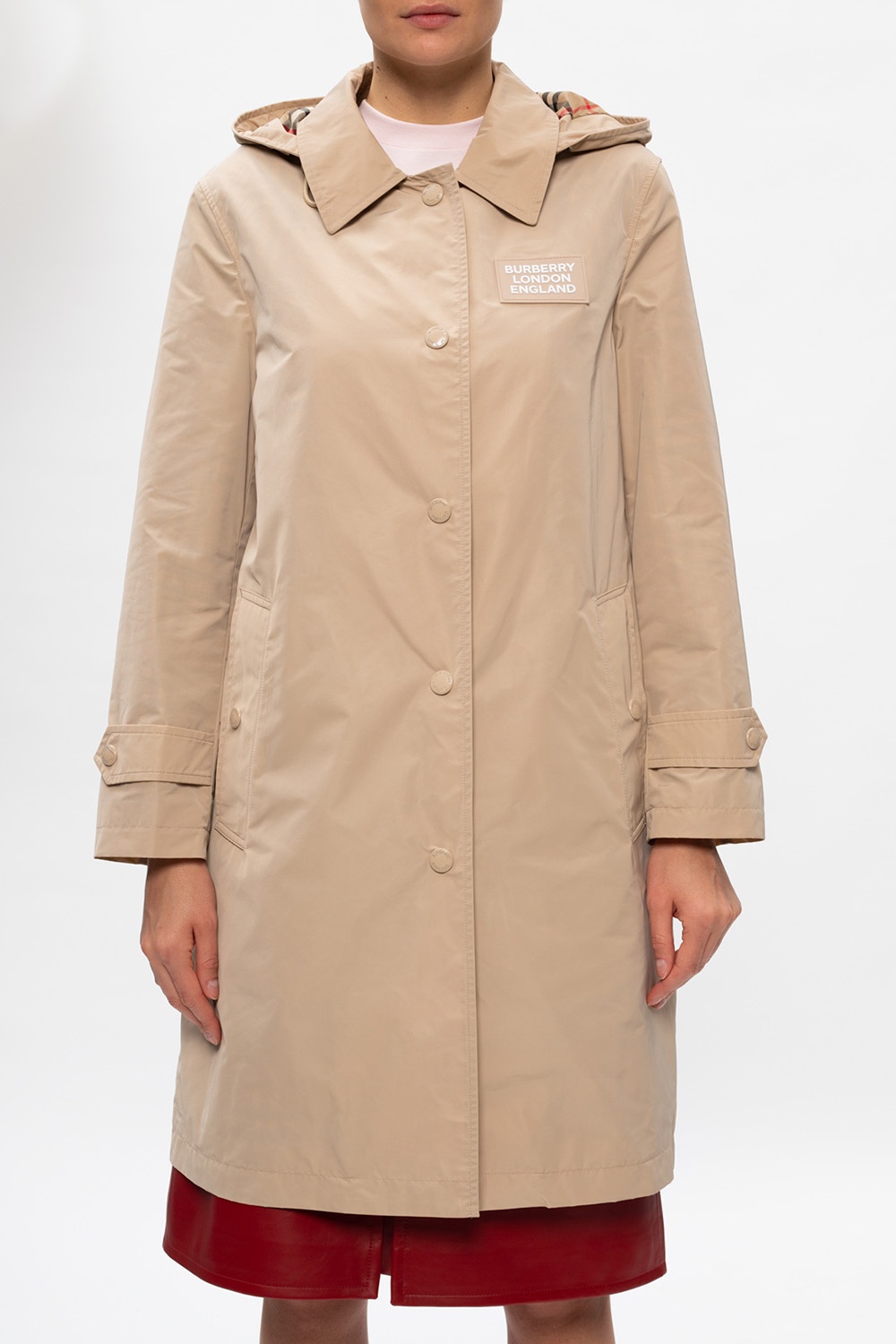burberry trench coat with hood