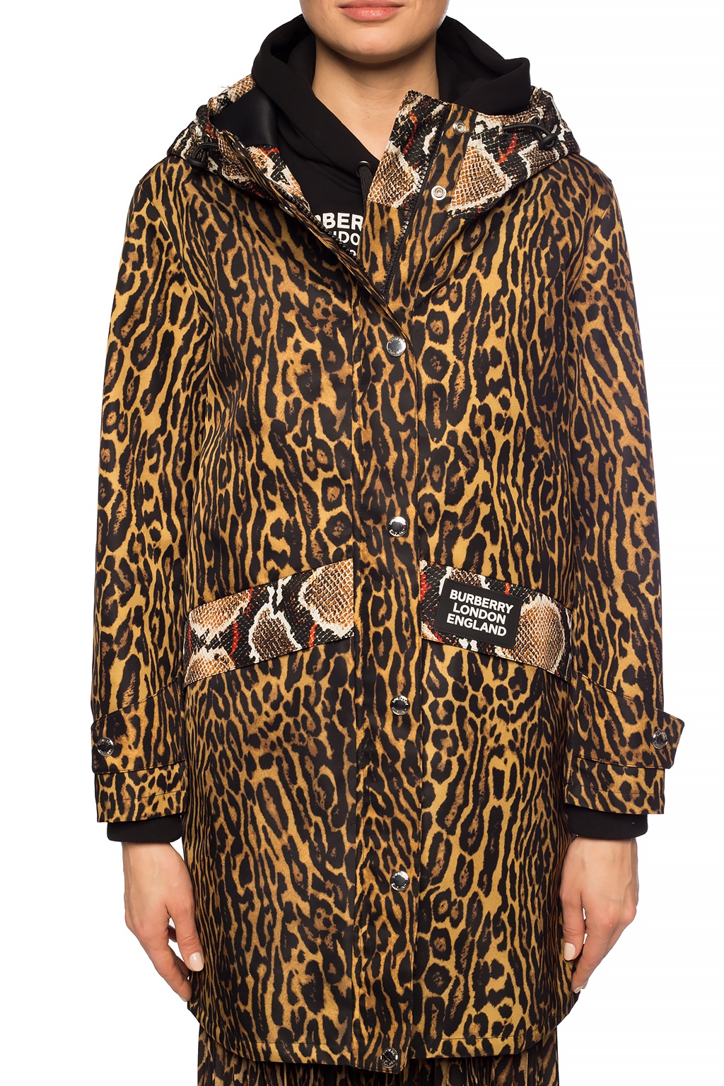 Leopard-printed jacket Burberry - Vitkac Italy