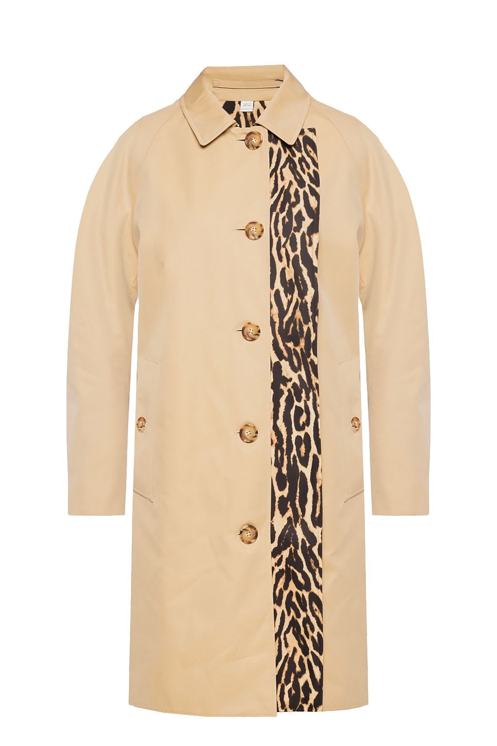 burberry leopard coat