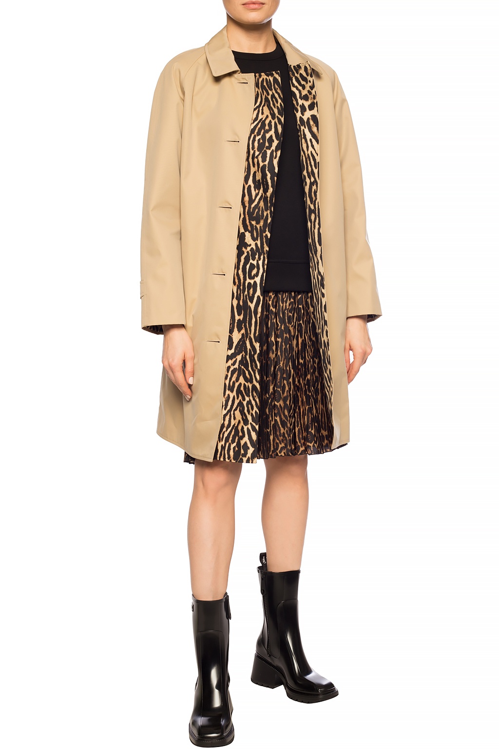 Burberry Leopard-printed coat | Women's Clothing | Vitkac