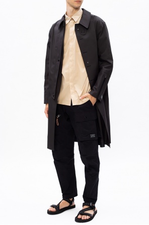 Coat with logo od Burberry