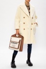 Burberry cream Shearling coat