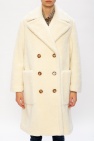 Burberry cream Shearling coat