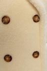 Burberry cream Shearling coat