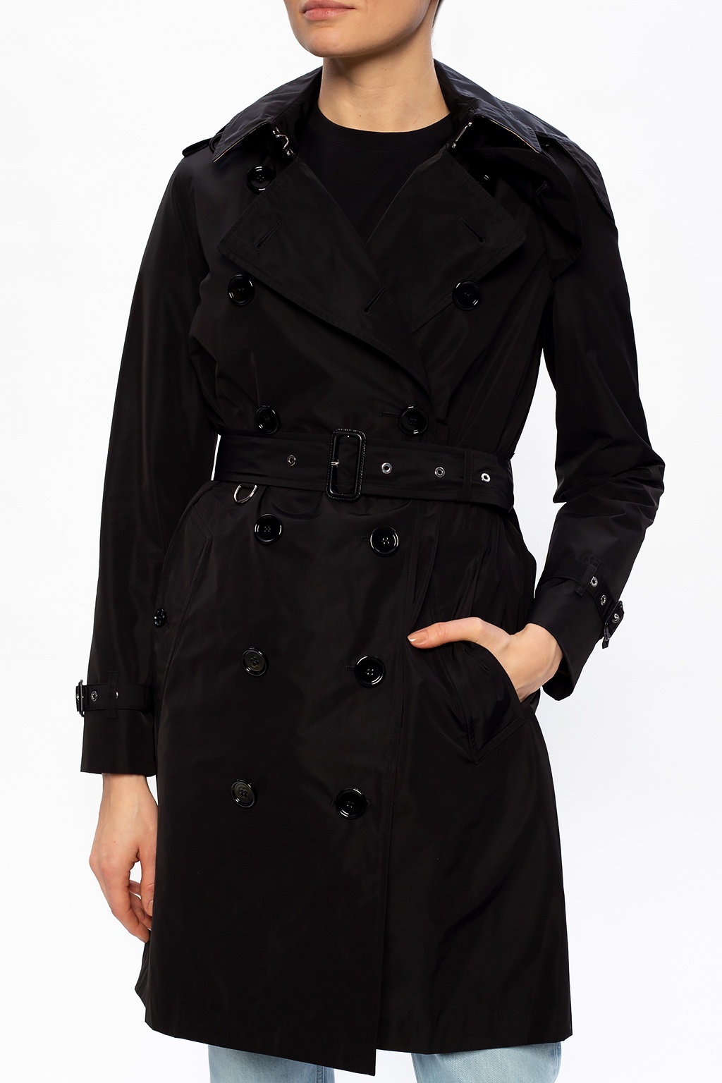 burberry Square Trench with logo