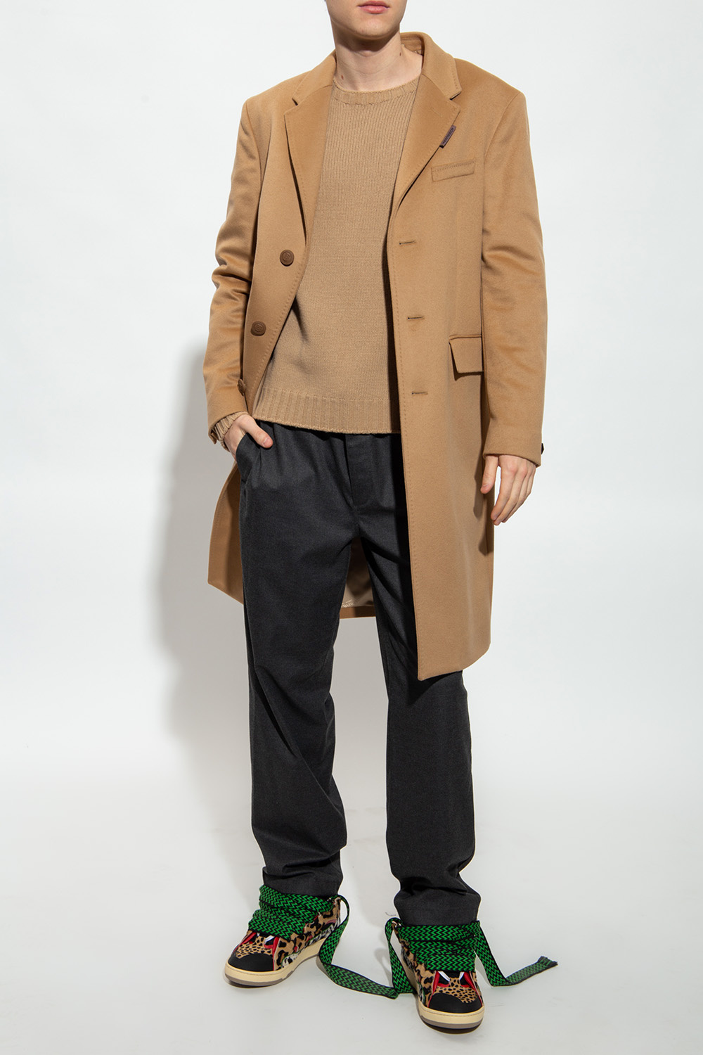 burberry ligne Wool coat