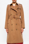 Burberry jeans panelled trench burberry coat soft fawn