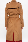 Burberry jeans panelled trench burberry coat soft fawn