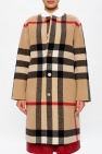 Burberry BROWN Reversible checked coat