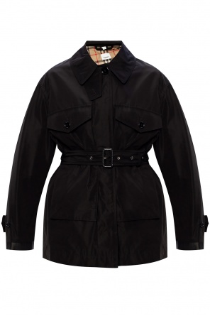 Пальто чоловіче Leather burberry з підстібкою