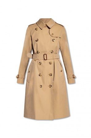 burberry technical cotton belted trench coat item