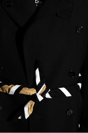 burberry Monogram Double-breasted coat