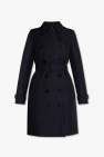 Burberry NAVY BLUE ‘Kensington’ trench coat