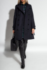 Burberry NAVY BLUE ‘Kensington’ trench coat