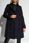 Burberry NAVY BLUE ‘Kensington’ trench coat