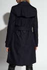 Burberry NAVY BLUE ‘Kensington’ trench coat