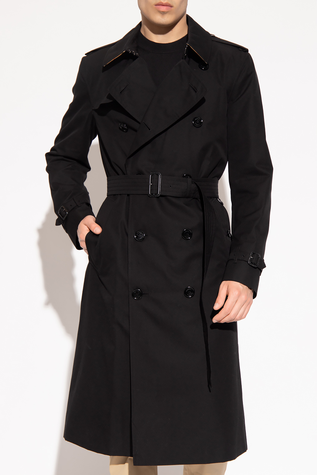 burberry knit ‘Kensington’ long coat