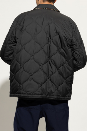 burberry Unicorn-embroidered ‘Francis’ quilted jacket