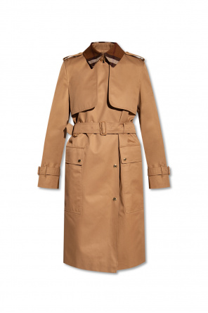 reworked Burberry and Chanel trench coat