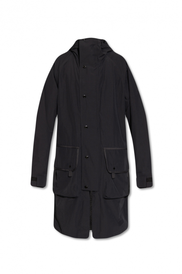 burberry oro ‘Bassett’ hooded coat