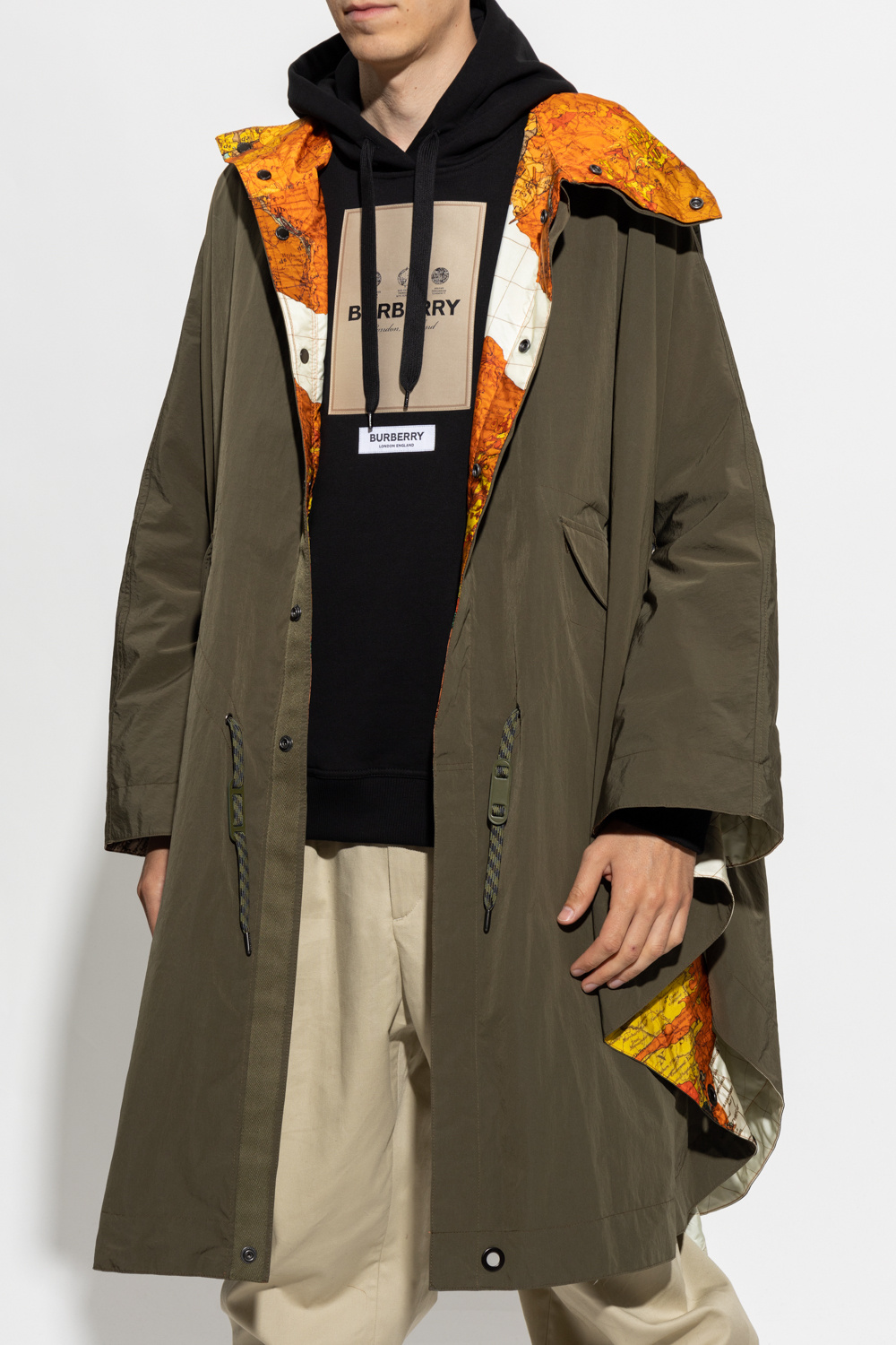 Burberry ‘Braidley’ hooded cloak