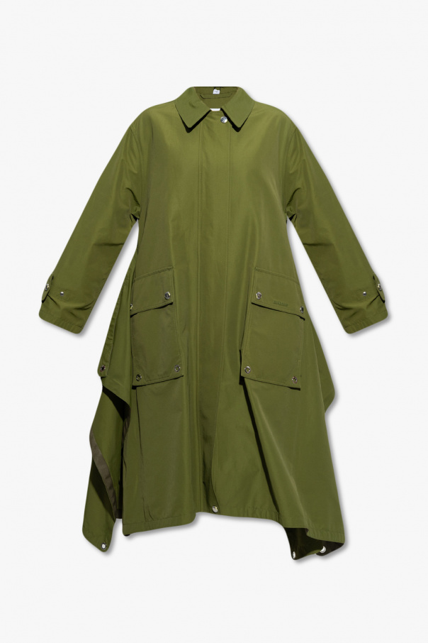 burberry flat ‘Wingmore’ oversize coat