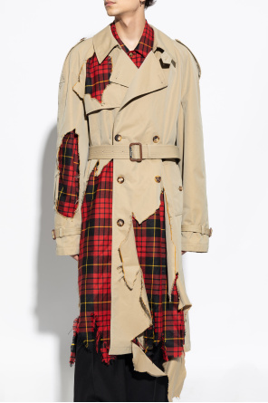 Alexander McQueen Trench coat with wool inserts