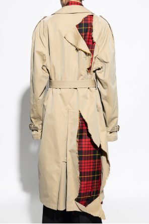 Alexander McQueen Trench coat with wool inserts