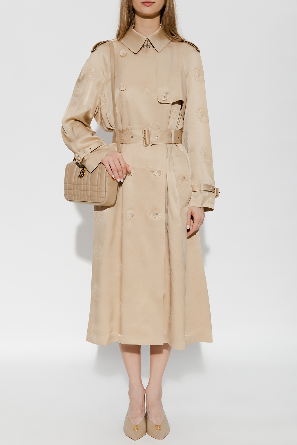 Burberry ‘Pedley’ silk trench coat