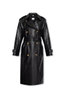 Burberry ‘Harehope’ leather trench coat