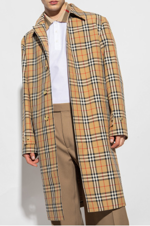 burberry Cotone ‘Brookvale’ checked coat
