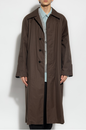 burberry short-sleeve Reversible oversize coat