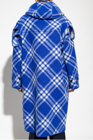 Burberry rattle Checked coat