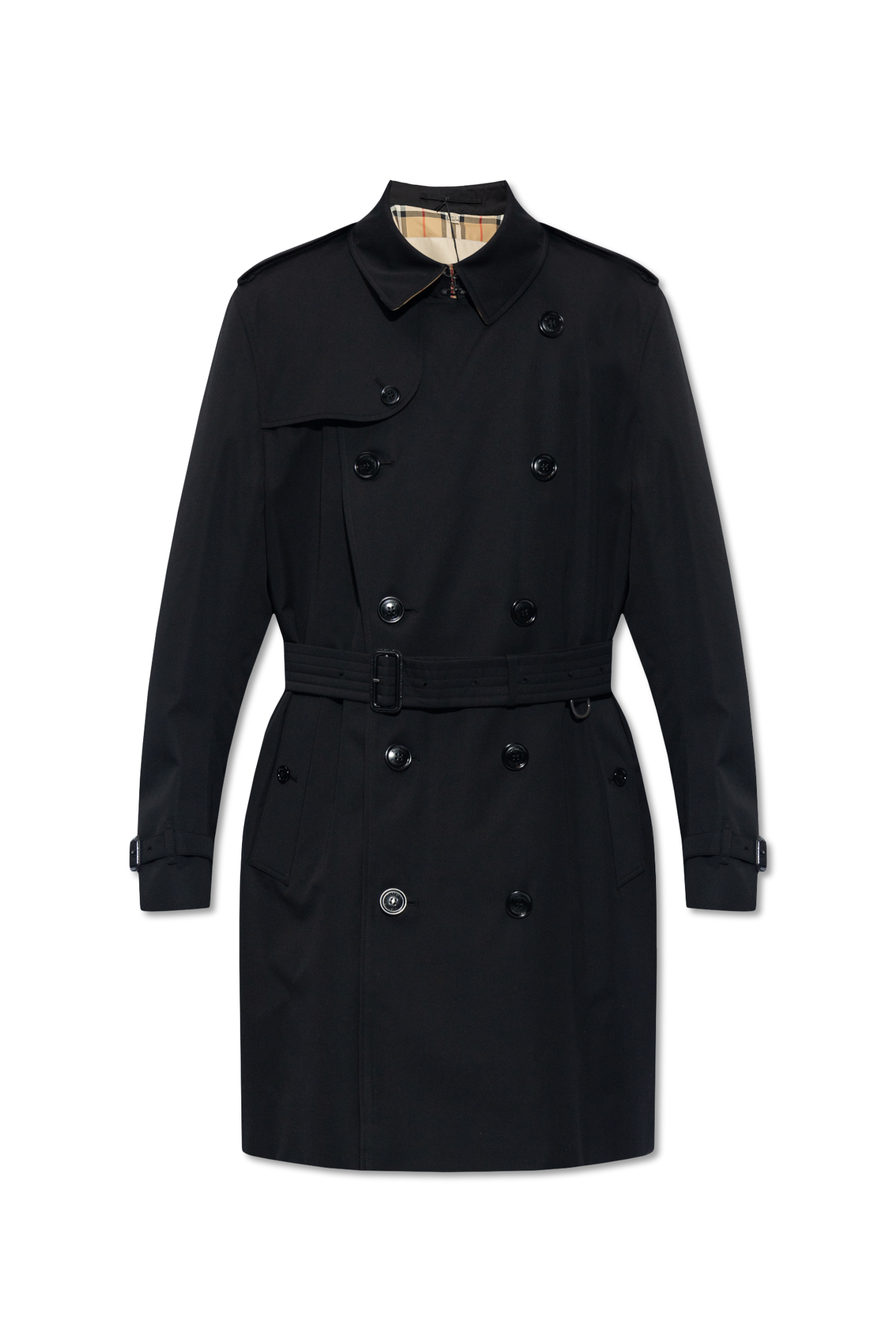 burberry Leather Cotton trench coat