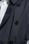 Burberry NAVY BLUE ‘Kensington Mid’ trench coat