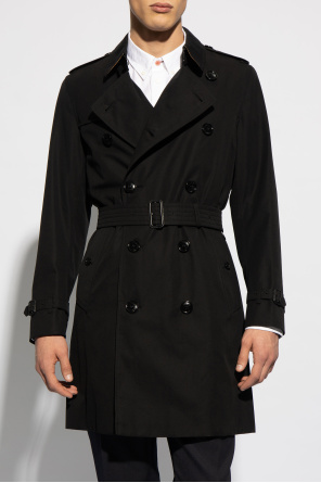 Burberry checkerboard-print burberry checkerboard-print extended belted trench coat item
