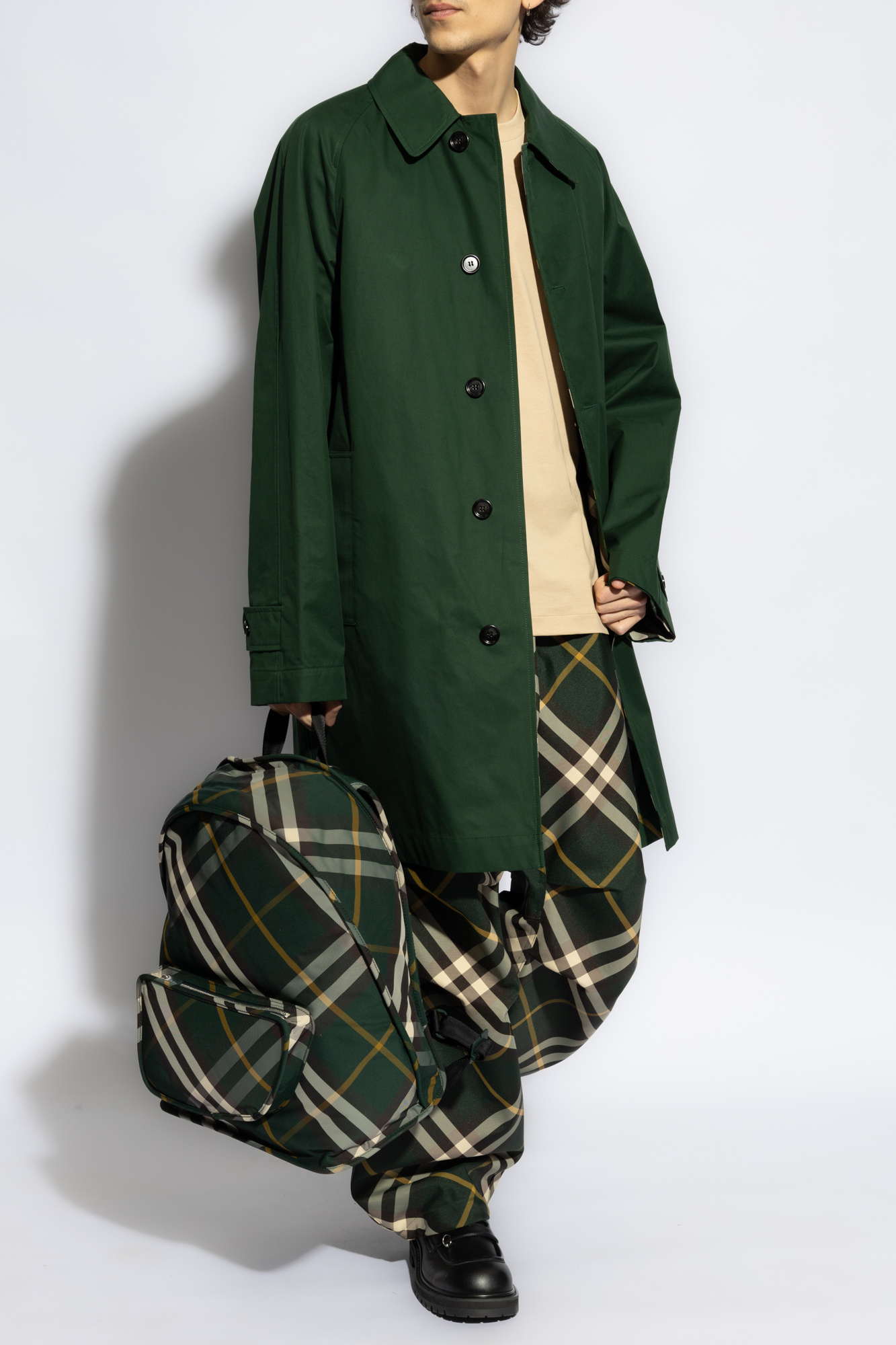 burberry cotton Reversible coat