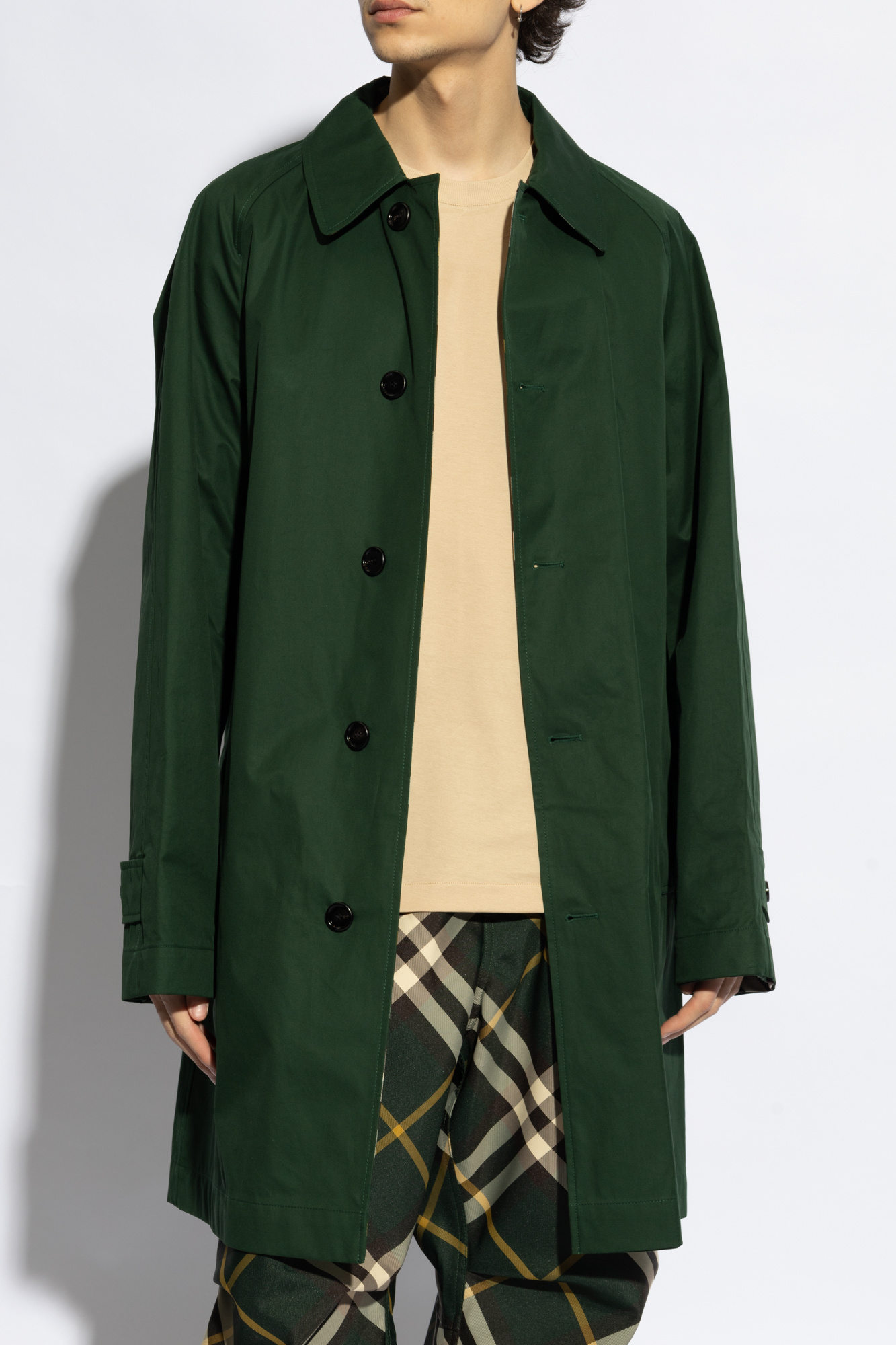 burberry cotton Reversible coat