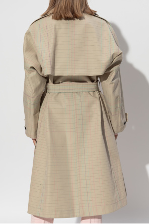 Bottega Veneta Trench coat with check pattern