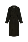 Balenciaga BLACK Trench coat with belt