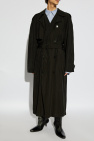 Balenciaga BLACK Trench coat with belt