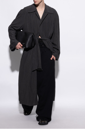 Coat with check pattern od Balenciaga